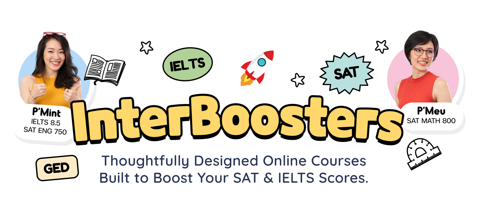 InterBoosters — Thoughtfully Designed Online Courses Built to Boost Your SAT & IELTS Scores.
